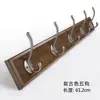 Colgador de 4 filas estilo europeo de aleación de zinc para uso doméstico en la sala de estar, cocina, baño, montado en la pared para guardar ropa, accesorios y sombreros