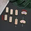 Colgante de aleación estilo antiguo Accesorios para joyería DIY Colgante con texto estilo chino Accesorios para cadena de teléfono Llavero
