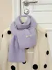 Bufanda de Punto de Lana Suave y Esponjosa Linda para Mujer Invierno Estilo Coreano Versátil Atmósfera Sensación Pareja Cálido Estudiante Bufanda de Lana