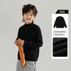 Ropa Infantil Suéter de Cuello Alto Medio para Niños 2026 Otoño e Invierno Nuevo Estilo Niños Grandes Suéter de Punto Cálido Ropa de Invierno para Niños Tendencia