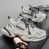 Sapatos Masculinos 2026 Primavera e Verão Novos Malha Respirável Sapatos Pai Confortáveis Versáteis Sapatos de Solado Grosso Sapatos Esportivos Masculinos