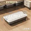 Caixa de Armazenamento para Debaixo da Cama Plástico Plano Roupas Colchas Organizador para Debaixo da Cama Caixa de Armazenamento Sofá Caixa de Armazenamento Transparente
