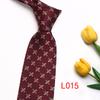 Fábrica em estoque gravata Leel nova mão gravata jacquard 8cm gravata xadrez negócio gravata formal atacado