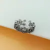 Prata de Lei s925 Anel Aberto Feminino Estilo Coreano Coroa Moda Cruz Flor Anel de Dedo Design de Nicho Luxo Leve Tendência