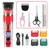 Aparador de Pelos de Pet Transfronteiriço Cão Elétrico Tosquiador Gato Tesouras de Higiene Máquina de Cortar Cabelo Tosquiador Elétrico