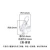 Prata Esterlina S925 Dupla Face Retrô Nova Chinoiserie Cabaça Baguá Trevo de Quatro Folhas Cisne Pingente Pulseira DIY Acessórios de Pulseira