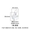 Prata Esterlina S925 Dupla Face Retrô Novo Estilo Chinês Bolsa de Cabacinha Bagua Trevo de Quatro Folhas Cisne Pingente Acessórios para Pulseira DIY