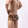 Ropa Interior para Hombre Comercio Exterior Moda Estampado Leopardo Bóxers Transpirables Convexos Sexy Calzoncillos Bóxer para Hombre Pantalones Importados