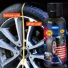 Kineshinex realçador de brilho para pneus de carro, escurecedor, cera de manutenção durável, glaze para pneus anti-envelhecimento, especializado para renovação de pneus