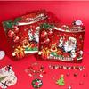 Caja Sorpresa Creativa de Navidad Transfronteriza Pulsera Hecha a Mano Diy24 Rompecabezas Rompecabezas Juguete Exquisita Caja de Regalo Traje