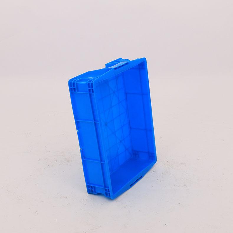 蓝色塑料周转箱465-120加厚塑料周转箱五金件塑
