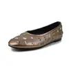 Zapatos Planos Bajos con Tachuelas de Estrella para Mujer, Nuevo Estilo Otoño Piel Genuina Piel de Oveja Punta Redonda Caña Baja Cómodos