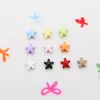 Estrella de Mar de Aleación Estrella de Cinco Puntas Pintada Dibujos Animados Cuentas Sueltas Hecho a Mano Joyería DIY Cadena para Teléfono Pulsera Accesorios para Ensartar Materiales