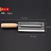 Venta al por mayor del fabricante Cuchillo para caña de azúcar de acero alto en carbono Cuchillo afilado para piña Pelador engrosado Mango de madera Cuchillo agrícola para pelar frutas y caña