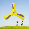 Bumerangue Infantil Três Lâminas Transfronteiriço Material Eva Não Machuca as Mãos das Pessoas Boomerang Frisbee Brinquedos ao Ar Livre para Pais e Filhos Atacado