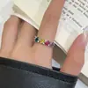 Anillos de Plata Tailandeses para Pareja, Vínculo Eterno, Par de Anillos para Hombres y Mujeres, Estilo Japonés y Coreano, Diseño de Nicho, Anillos Ol Simples y de Moda