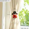 Atrapasueños de cortina con forma de peluche de conejo lindo, correa elástica para guardar cortinas, cordón de almacenamiento elástico retráctil