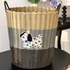 Cesta de lavanderia nova, cesto de roupas sujas, cesta de armazenamento doméstico, organizador de roupas, caixa de armazenamento, adequada para hotéis