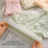 Ropa interior para niña estudiante de seda helada, cintura media, grado A, antibacteriana, grado A, algodón para bebé, entrepierna de algodón, bragas cómodas y transpirables para mujer