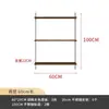 Estantería de Pista, Estante de Almacenamiento de Pared Estilo Antiguo, Almacenamiento de Pared, Divisor Decorativo Retro de Madera Maciza de Múltiples Capas