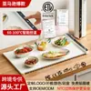 Esterilla calefactora para uso doméstico, flexible y plegable, mantel multifuncional de 90 cm, placa calefactora y aislante para alimentos, accesorio para mesa de comedor