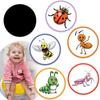 En stock calcomanías de dibujos animados que cambian de color sensibles a la temperatura experimento científico educativo entrenamiento para niños orinal calcomanías impermeables que cambian de color sensibles a la temperatura