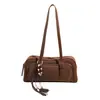 Bolsa de Axila Grande Capacidade Estilo Coreano Popular Feminina Outono 2026 Nova Bolsa de Ombro Único com Textura de Alto Padrão Bolsa de Boliche