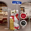 Regalo de Apertura: Figura de Gato de la Suerte de Alta Gama, Decoración Grande de Piso para la Recepción, Regalo de Buena Suerte y Prosperidad