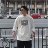 Estilo Hong Kong Estampado 2026 Cordón Transfronterizo Manga Larga Ropa Exterior Ropa Deportiva Directamente de la Fuente Ropa Hombres y Mujeres Tops Sudadera Chaqueta