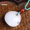 Pingente de jade de ouro paz fivela nada de marca de pão de jade branco homens e mulheres pingente de jade fábrica ao vivo atacado