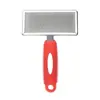 Pente para animais de estimação, pente de agulhas para gatos e cães, especializado em remover pelos soltos e felpinhos, pente de gato, pente de pelo para cães e gatos, suprimentos para animais de estimação