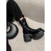 Botas Curtas, Botas Simples de Primavera e Outono, Botas de Cavaleiro, Botas Femininas Acima do Joelho, Botas Altas, Botas de Solado Grosso Pequeno