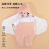 Manta Saco para Bebê Transfronteiriça para Recém-Nascidos, Espessa para Outono e Inverno, Saco de Dormir para Bebê, Swaddle Anti-Susto