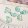 Cuentas de Vidrio de una Sola Ala, Cuentas de Estilo Antiguo, Pasadores para el Cabello Hechos a Mano para DIY, Pulseras, Collares, Pendientes, Accesorios para Joyería