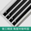 Rejilla de salida de aire acondicionado central de aleación de aluminio Persiana borde lineal minimalista cubierta alargada garra tipo salida de aire para panel de yeso