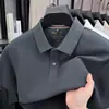 Camisa Polo Masculina 100% Algodão Piquet, Camiseta Masculina de Manga Curta com Gola, Roupa Casual de Verão para Negócios, Estilo Pai, Sensação de Alta Qualidade