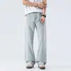 Ropa para Hombre Maple House / Primavera/Verano 2026 Nuevo Estilo Americano High Street Pantalones de Mezclilla Azules Lavados de Pierna Recta Sueltos para Hombre