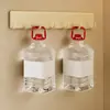 Ganchos de Cocina, Ganchos Adhesivos sin Taladro, una Fila de Ganchos para Uso Doméstico, que no Dejan Marca, Adhesivo Fuerte, Ganchos de Pared para Espátulas y Cucharas