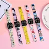 Relógio Digital LED Estiloso Novo Estampado de Anime Transfronteiriço Moda Terra Y1 Botão Relógio de Presente para Estudante Masculino e Feminino