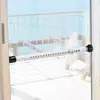 Barra antirrobo para puerta y ventana Barra de puerta Barra para puerta de cristal Juego de 2 piezas Barras de seguridad para ventana