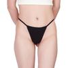 Calcinha Fio Dental de Algodão com Tiras Finas Estilo Europeu e Americano para Mulheres, Roupa Íntima Feminina T-Pants de Cintura Baixa Anti-Exposição para Dança e Esportes