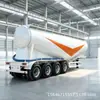 Fabricante exporta veículos tipo tanque, veículos de transporte de pó e material granular de 4 eixos, caminhões-tanque para cimento a granel e semirreboques-tanque de óleo.