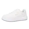 Zapatillas Blancas de Cordones Estilo Minimalista Suela Gruesa Frescas Caña Baja Transpirables Tipo Board Shoes Tendencia Estilo Ins para Estudiantes Hombres y Mujeres Modelos de Primavera y Otoño