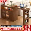 Mesa alta extensible, mesa de isla, aparador para uso doméstico, separador de sala de estar integrado, mueble lateral de sofá montado en la pared para balcón de apartamento pequeño