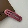 Pinza para el Pelo de Color Sólido con Flequillo Despeinado Pinza Lateral de Verano para Niña Popular en Internet Estilo Coreano Elegante Pin bb