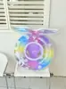 Flotador de natación transfronterizo para adultos, engrosado, de celebridad de internet, colorido, de sirena, para axilas, anillo inflable grande con lentejuelas, flotador de natación para agua