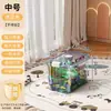 Caja de Almacenamiento Transparente para Juguetes y Snacks Infantiles, Caja Ciega Extra Grande, Figuras Lindas, Accesorios Hechos a Mano, Contenedor de Almacenamiento de Plástico