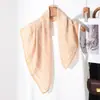 Bufanda Cuadrada de Lujo con Patrón de Espiga para Mujer, Bufanda de Seda Suave y Amigable con la Piel, Adecuada para Todas las Estaciones, Bufanda Decorativa Sencilla y Elegante para el Cuello y Chal