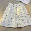 Pijama de Panda con Lazo Estilo Celebridad de Internet para Mujer, Conjunto de Dos Piezas de Camiseta de Manga Corta y Shorts para Verano, Ropa de Casa Suave y Linda Estilo Princesa