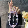 Cadena Original de Teléfono Móvil de Lujo Ligero, Nuevo Estilo Veraniego, Colgante de Abeja, Flor, Loto, Mariposa con Cuentas de Cristal, Cadena Colgante, Cordón para Mujer